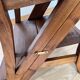 Chaise escabeau en bois