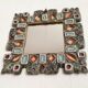 Miroir Les Cyclades par Roland Zobel, 30cmx30cm