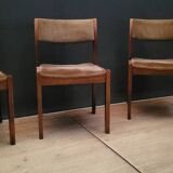 Series of 4 chairs from the 70s