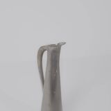 Sculptural Art Deco wine pitcher "Jomfruen" in pewter by Gunnar Havstad 1930s