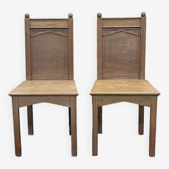 Pair of English chairs from the 1950s