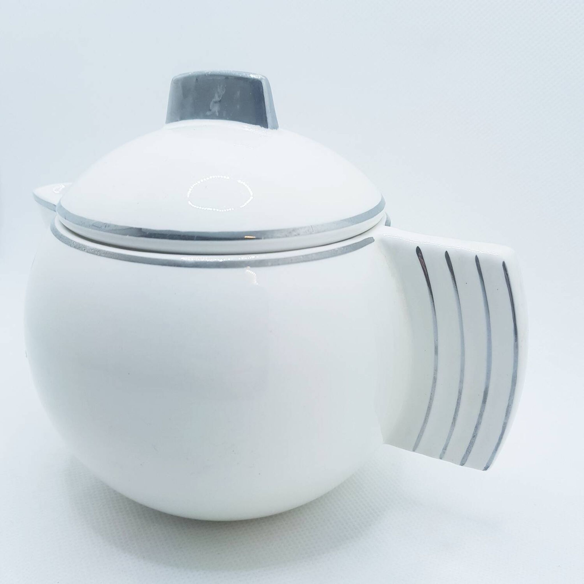 Théière art déco Badonviller