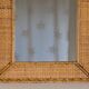 Rattan mirror