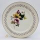 Set of 6 flat plates. Digoin Sarreguemines. Bouquet model.