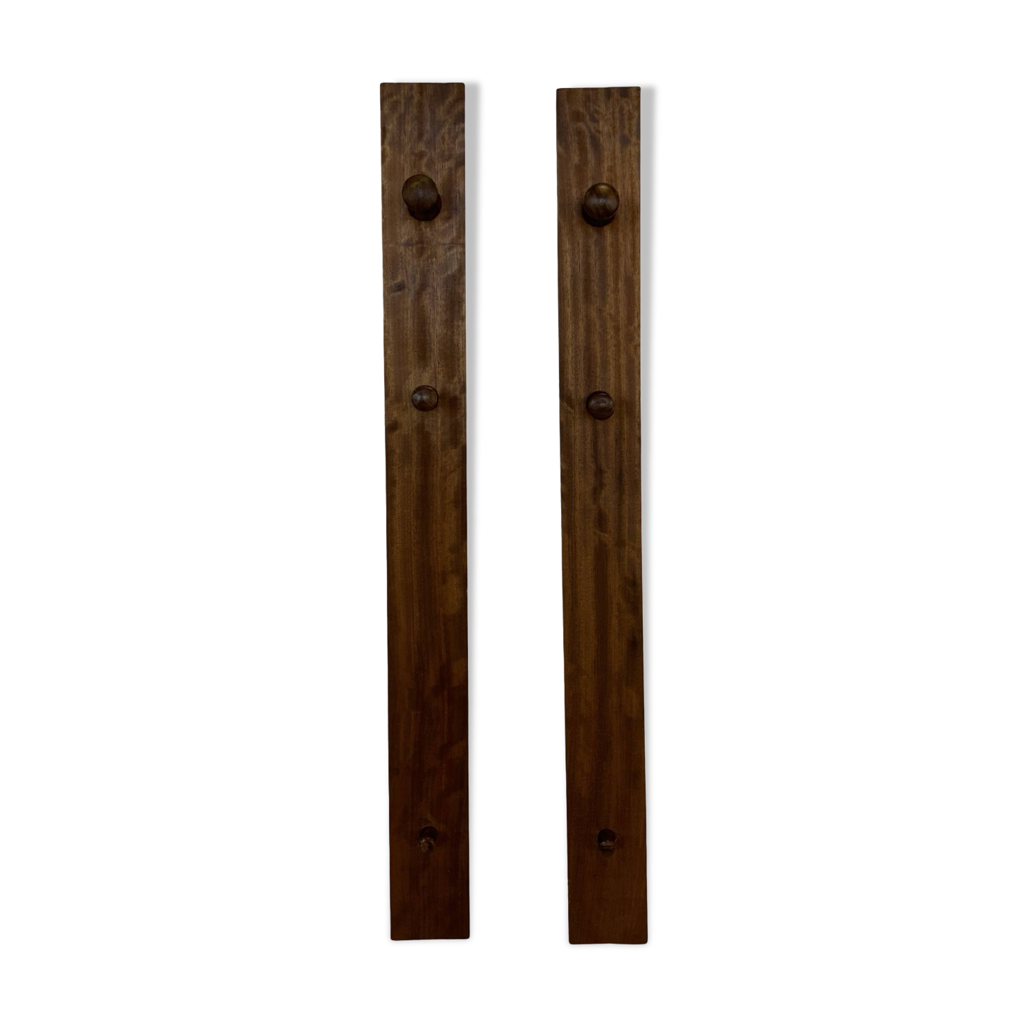 Vintage Danish Wall Coat Racks - Set of 2 in Teak Danish Design