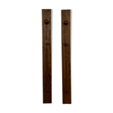 Vintage Danish Wall Coat Racks - Set of 2 in Teak Danish Design