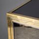 STYLISH 20thC BRASS & MIRRORED SIDEBOARD BY MICHEL PIGNERES c.1970