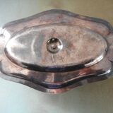 Silver plated sauce boat
