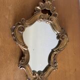 Golden mirror 28x44cm