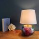 Lamp "Laque Line" Jean-Noël Bouillet (JNB) - Painted Glass Globe Signed