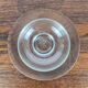 Teak saucer and its glass, Denmark, 1960