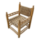 Fauteuil bois et corde Maroc