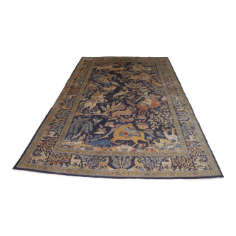 Handmade Persian oriental rug Ghoum 330 x 204 cm