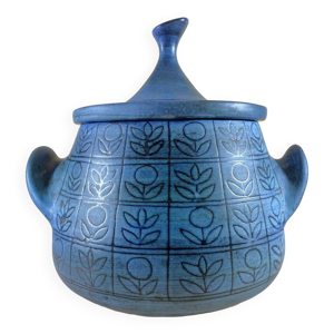 Soupière en céramique - bleue