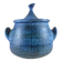 Jean De Lespinasse - Large soup tureen/ceramic container in blue - 1950s/1960s