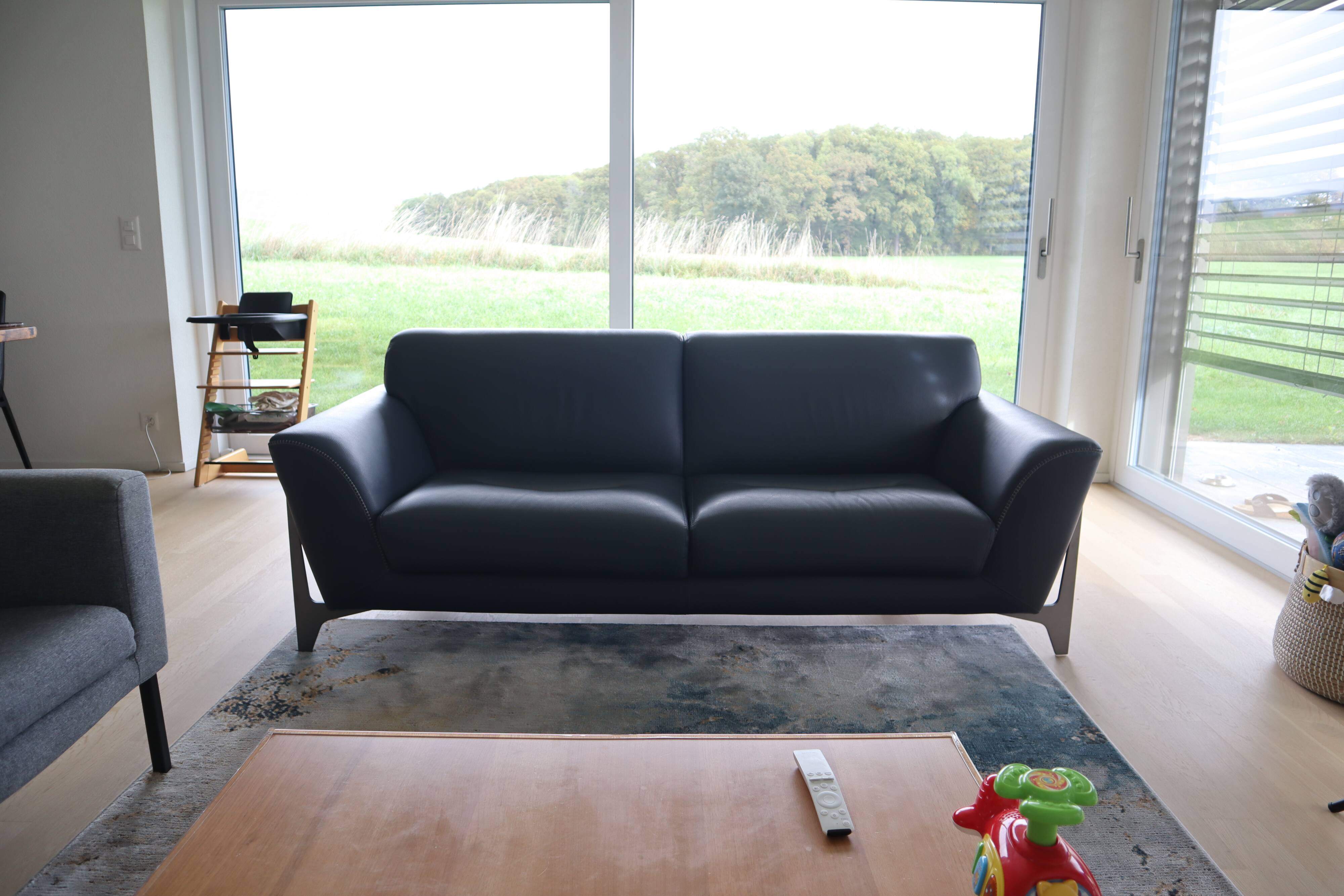 REFLEXION Sofa Roche Bobois Petrol Blue