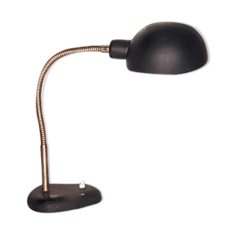 Black articulated desk lamp