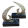 Bookends in bronze and marble