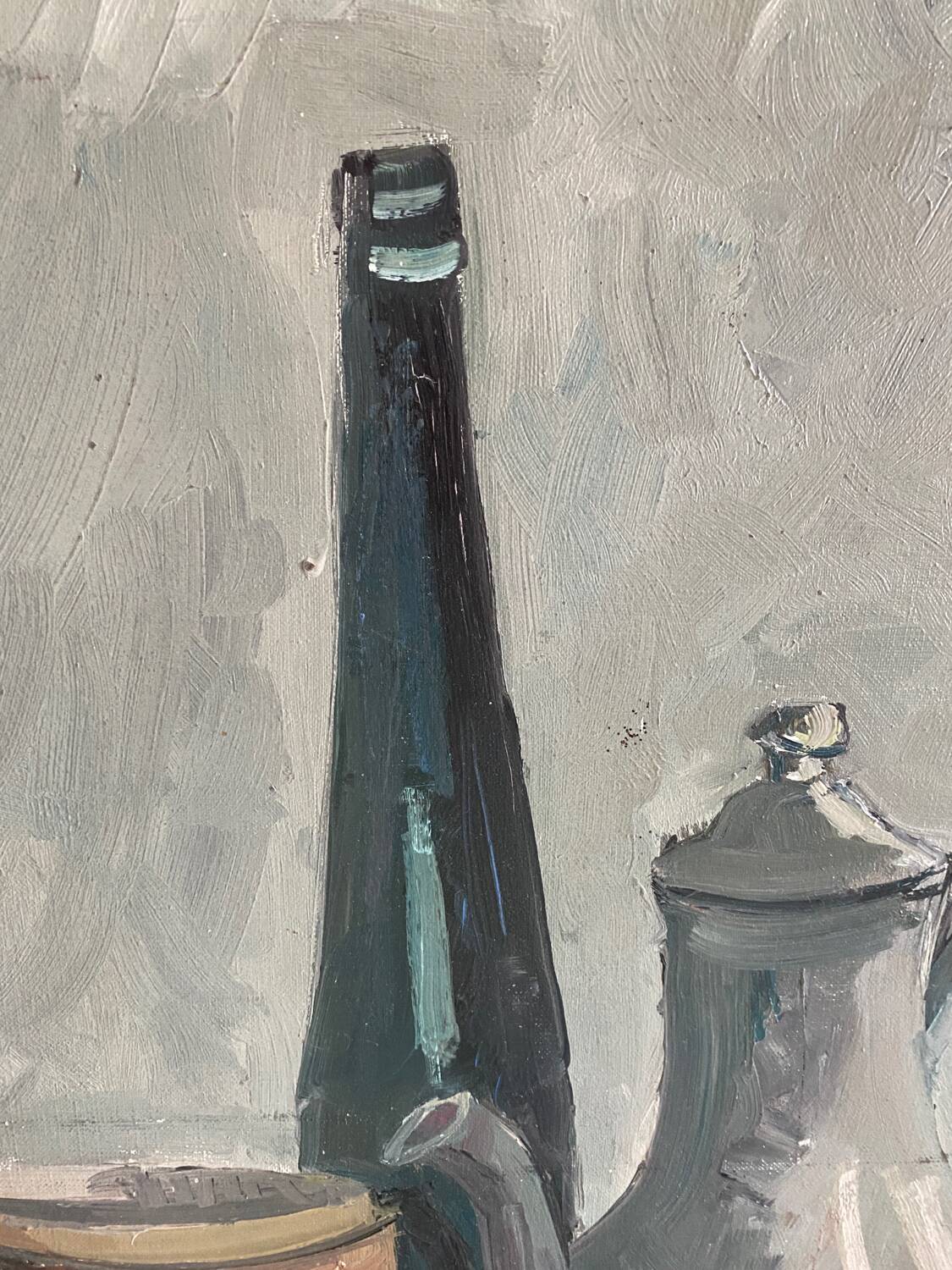 Large still life with lemon and orange 1962
