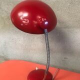 Vintage metal red lamp 1960