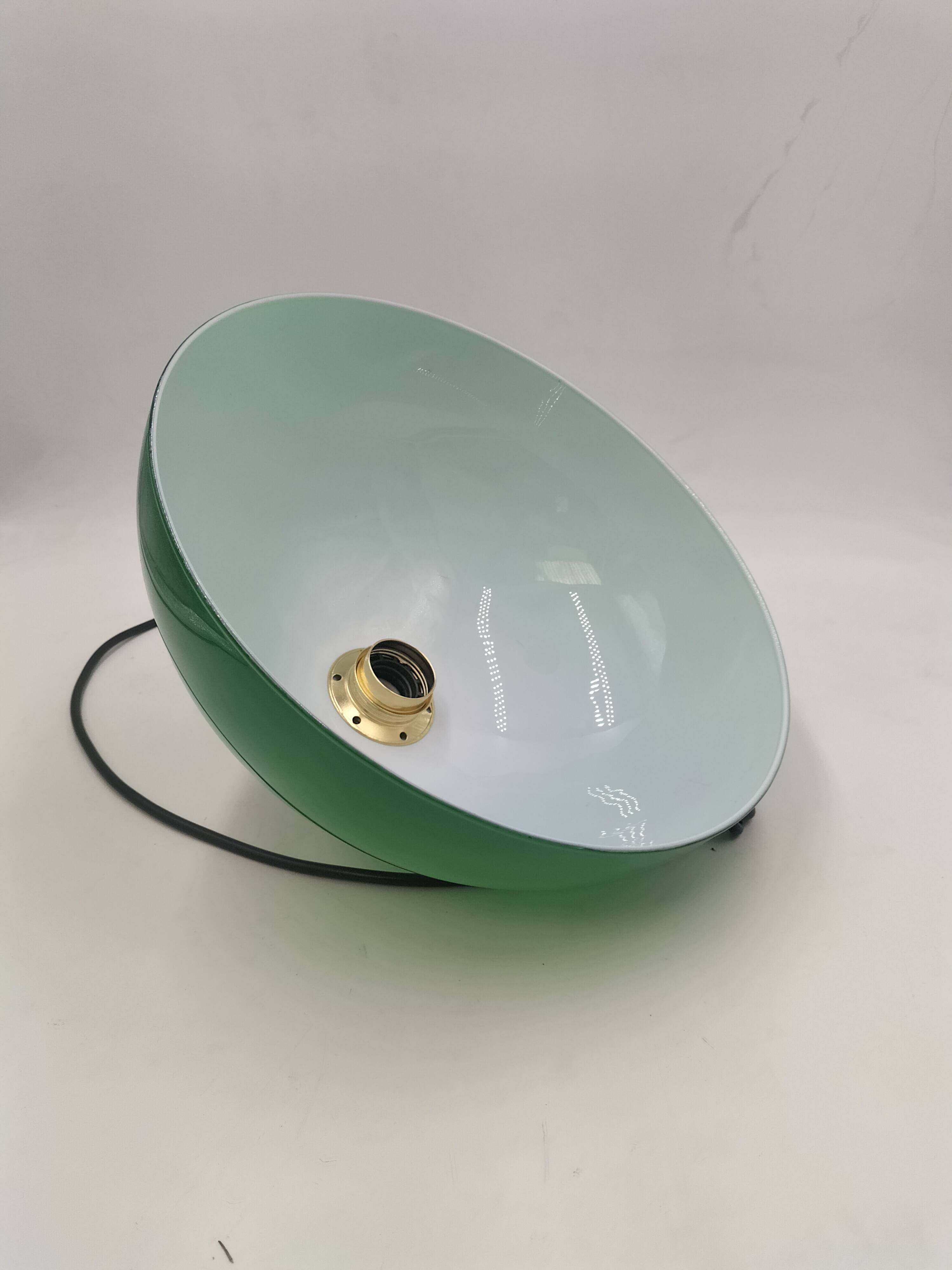 Green opaline pendant light