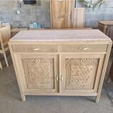 Art Deco buffet in pink marble