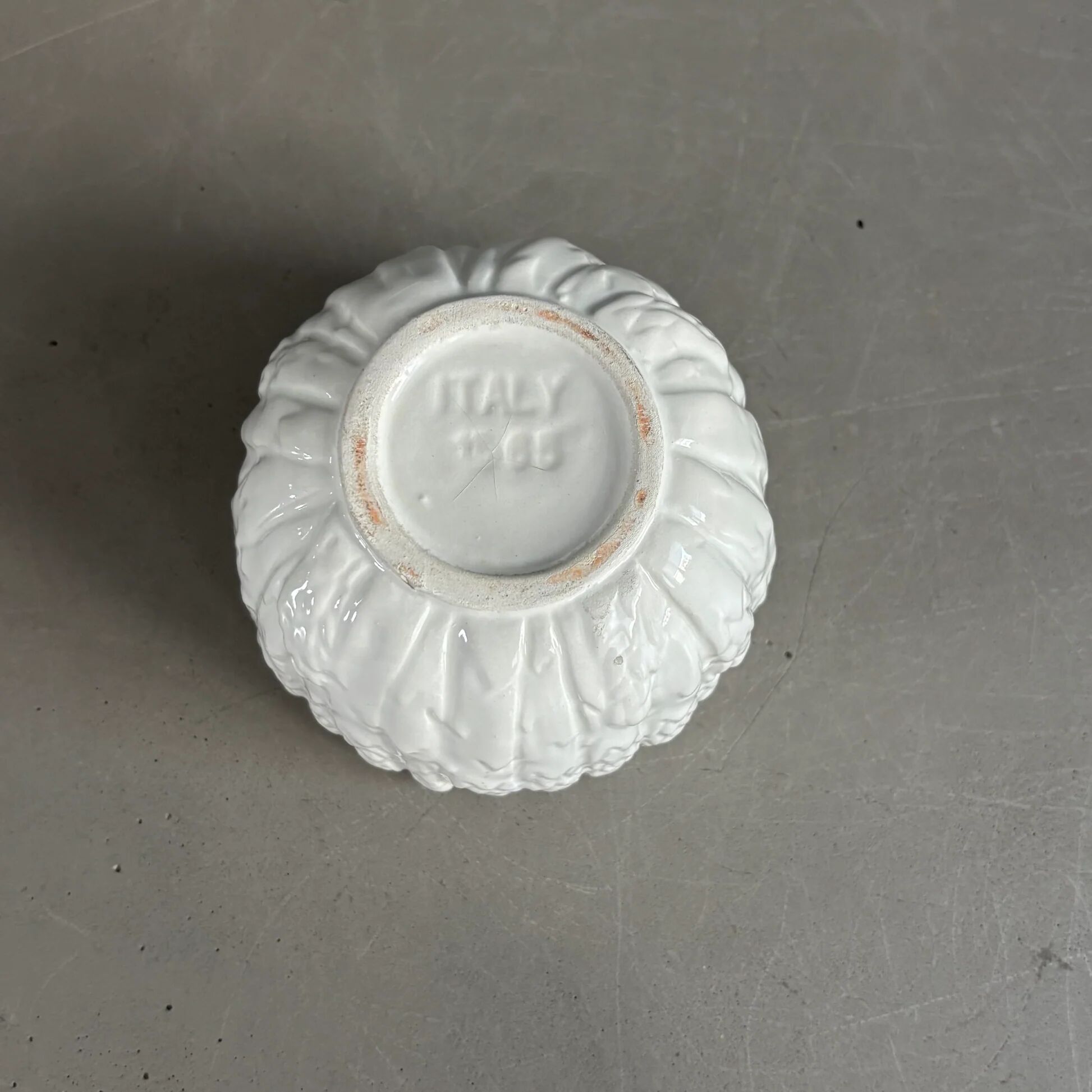 Petit bol en céramique motif asperges
