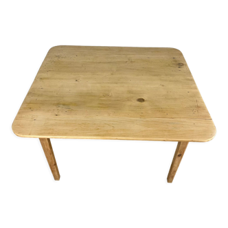 Old renovated pine table