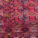 Old Turkmen bukhara handmade handmade wool rug 120x164 cm