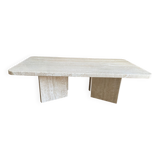 Table basse travertin