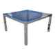 Chrome and smoked glass coffee table from the 70s.