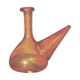 Amber glass decanter