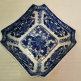 Bowl seymour man fine china porcelain blue floral decor