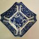 Bowl seymour man fine china porcelain blue floral decor