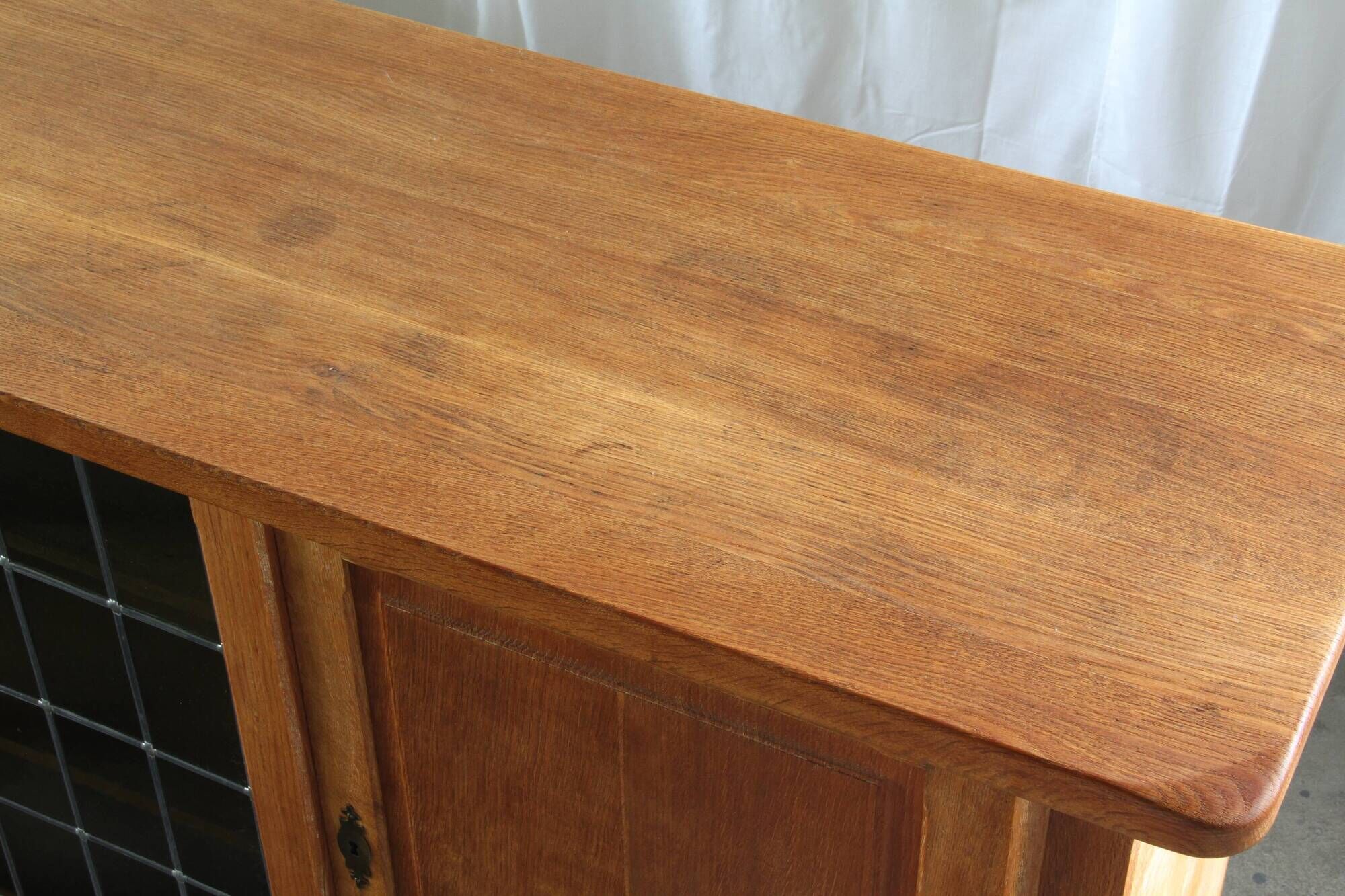Vintage Danish 1960s Modern Oak Cabinet In The Style Of Henning Kjærnulf