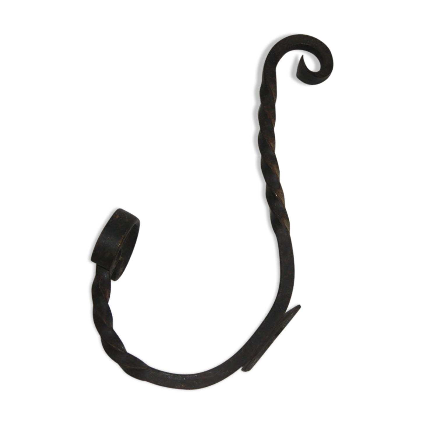 wrought iron patère circa 1970