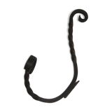 wrought iron patère circa 1970