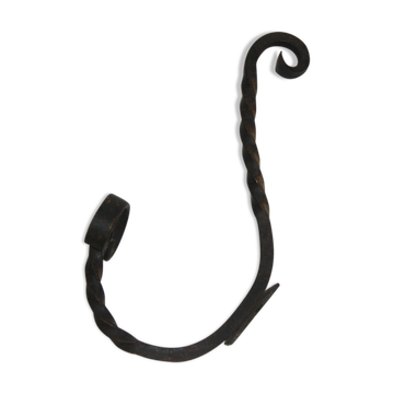 wrought iron patère circa 1970