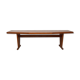 Polygonal teak bistro table