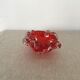 Red Murano ashtray