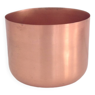 Copper metal vase