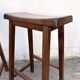 Pair of brutalist style stools