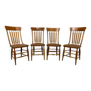 Chaises de salle à manger dans le style d'Adolf Loos