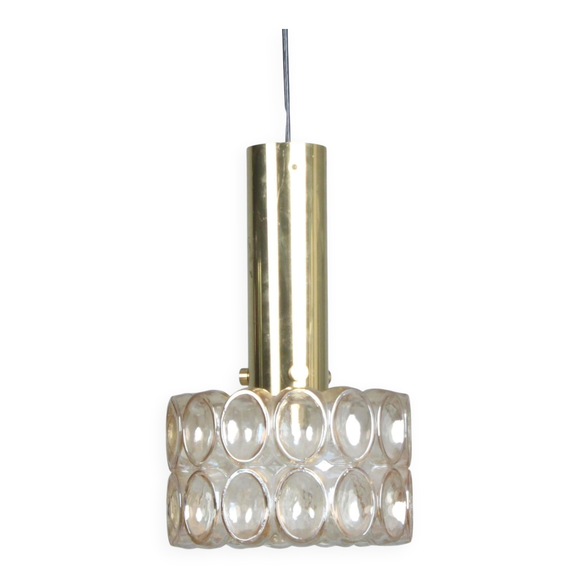 Suspended lamp Helena Tynell for Glashütte Limburg Germany 1960