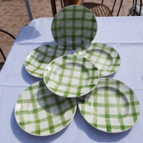 6 hollow plates series tablecloth of Moulin des Loups