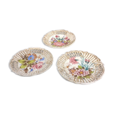 3 assiettes décoratives