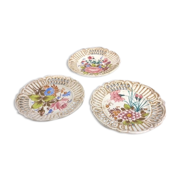 3 assiettes décoratives