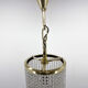 1960s brass & crytal chandelier by Preciosa Glassworks, Czechoslovakia