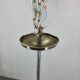 Czechoslovak Art Deco Chandelier in Brass and Chrome with Opaline Glass, 1930s