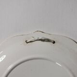 Vintage Gien earthenware plate with "Cashmere" decor